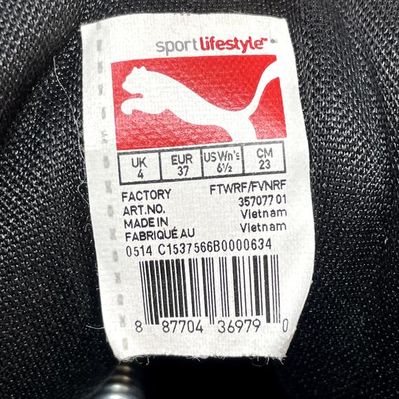 Puma Leather Sky Point Mid Pointed Toe Sneakers Womens Size 6.5 - Picture 8 of 9